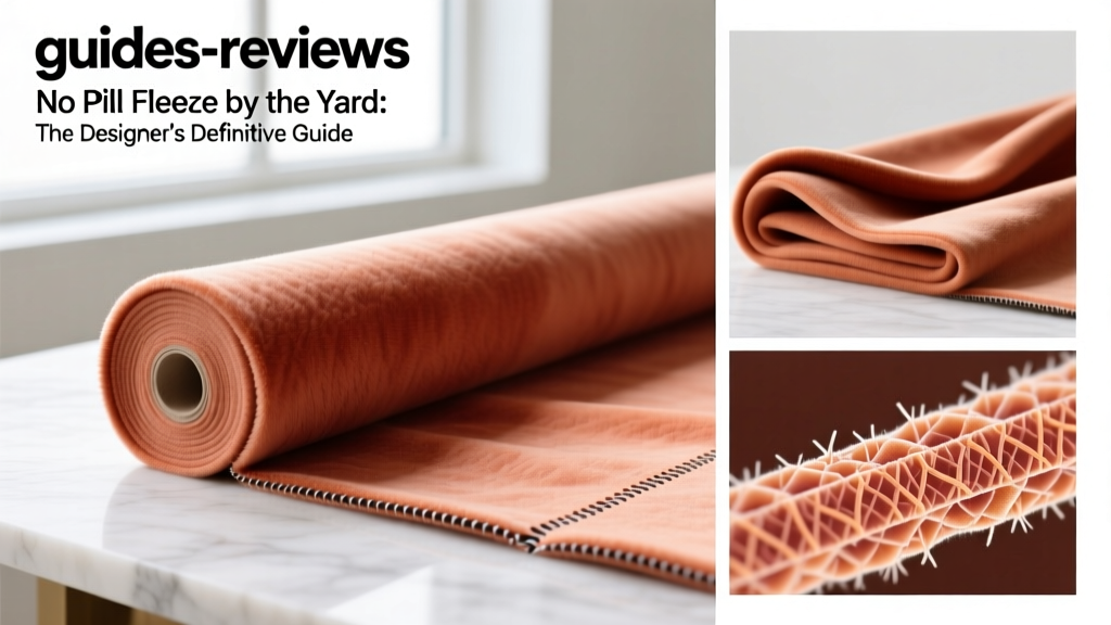 No Pill Fleece by the Yard: The Designer’s Definitive Guide