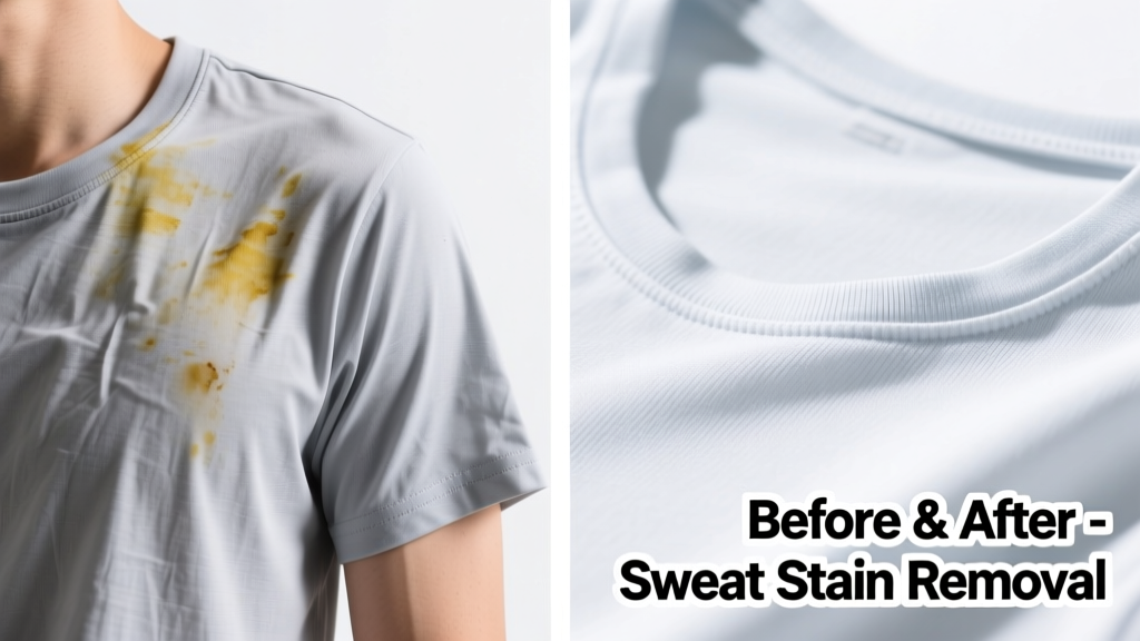 How to Remove Sweat Stains from Polyester Fabric