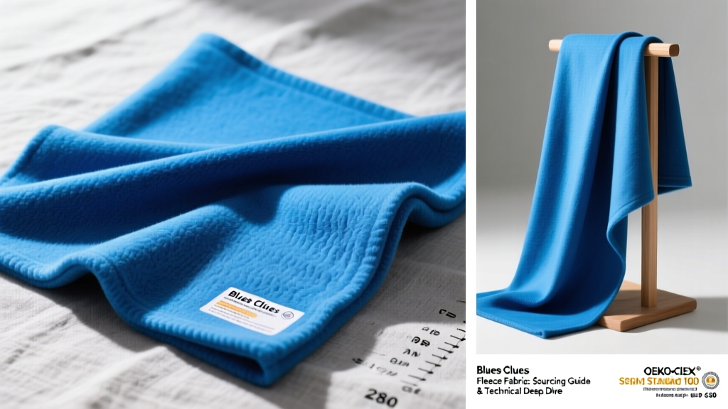 Blues Clues Fleece Fabric: Sourcing Guide & Technical Deep Dive
