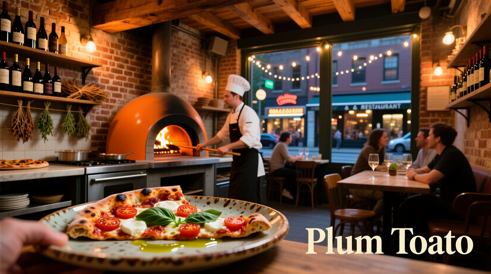 plum tomato pizzeria restaurant