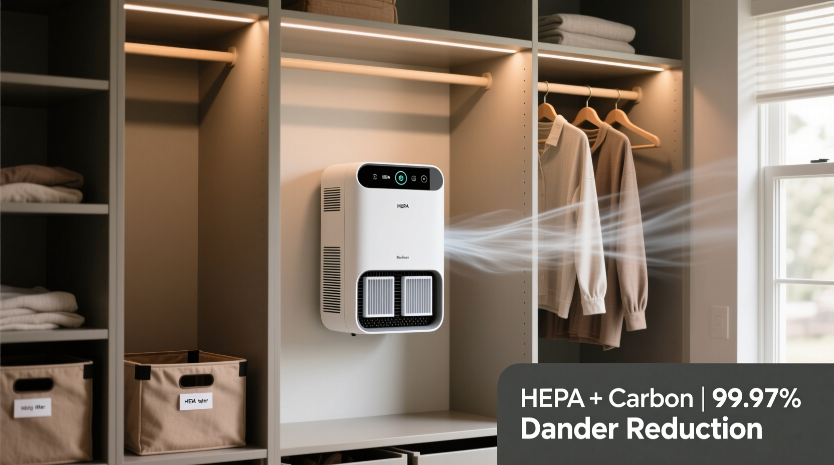 closet air purifier for pet dander worth it