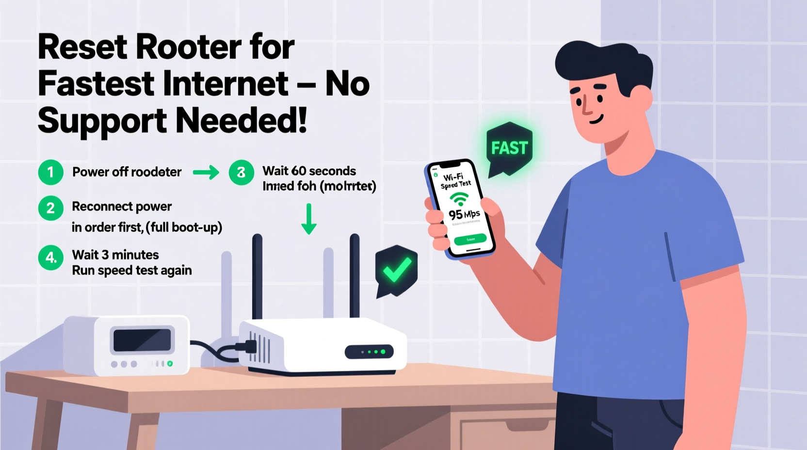how to reset router for fastest internet speed without calling support
