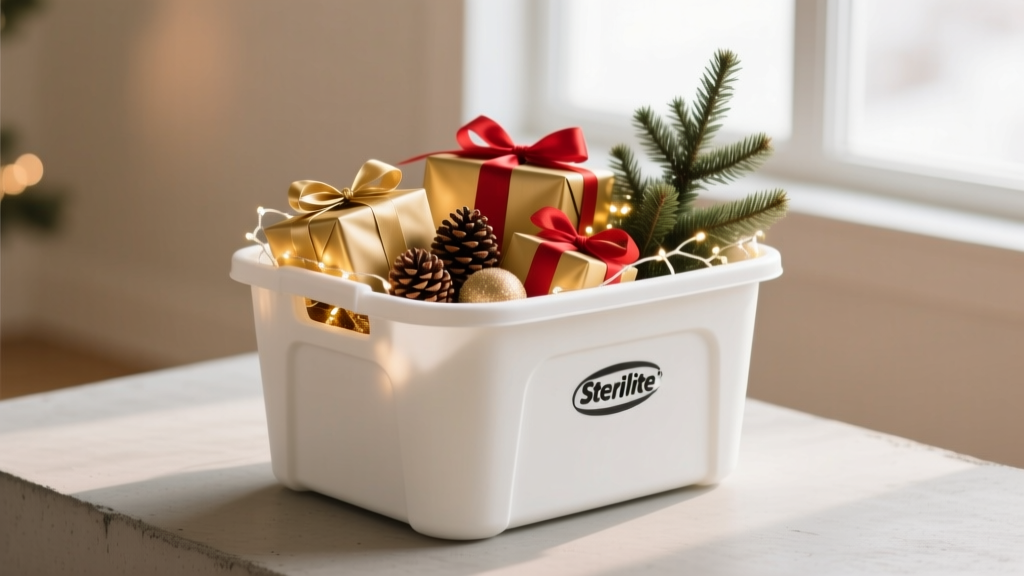Sterilite 50-Gal Tote: Perfect for Holiday Decor?