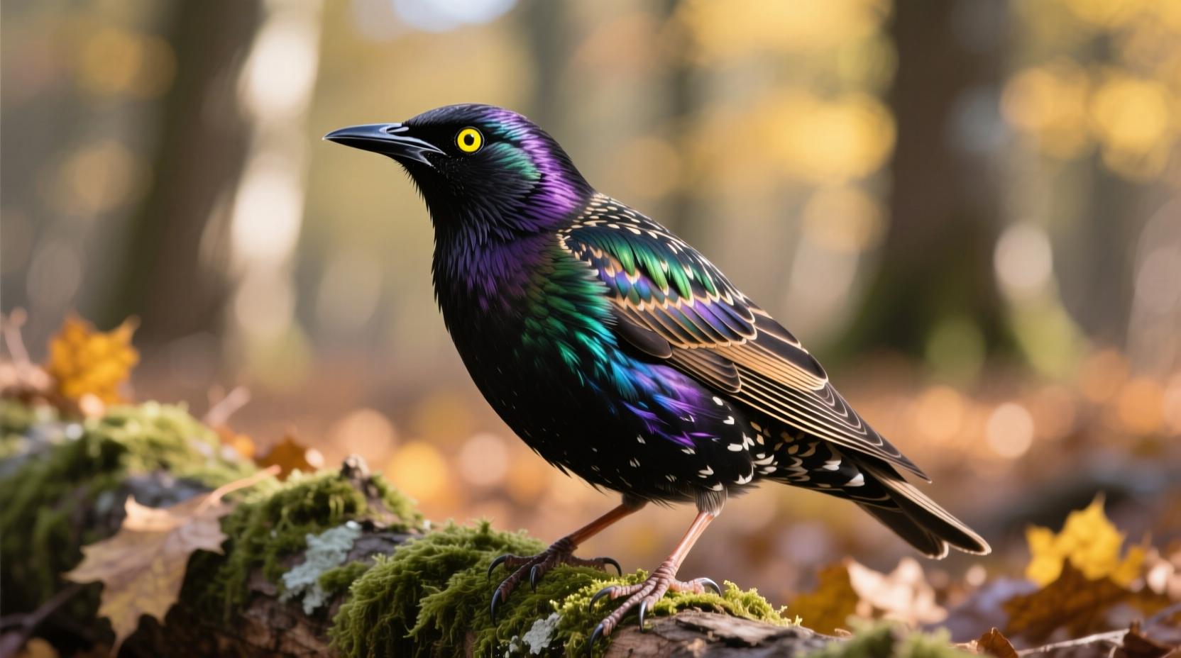 what does a starling bird look like