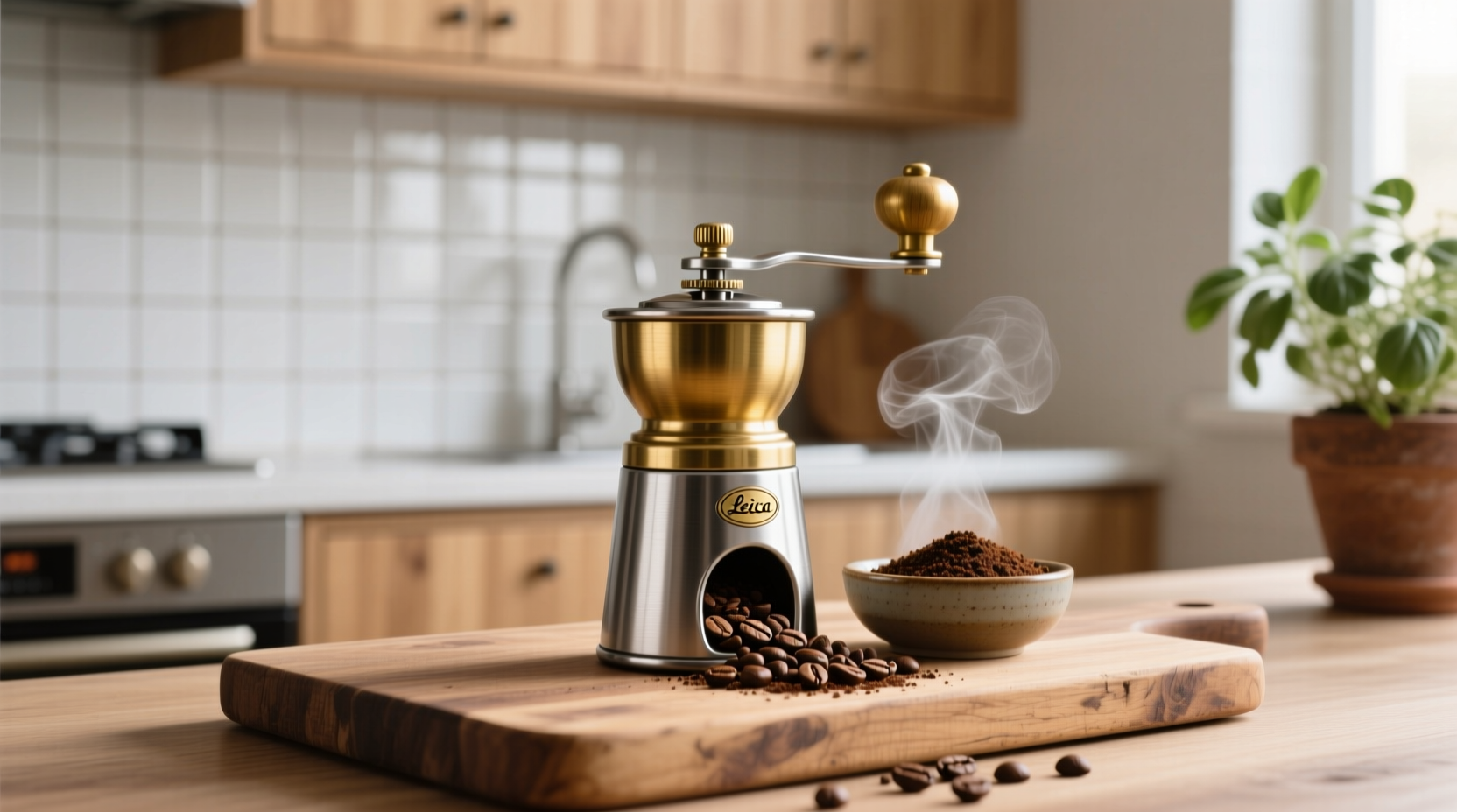 reuse a pocket sized pepper mill as a coffee grinder fo