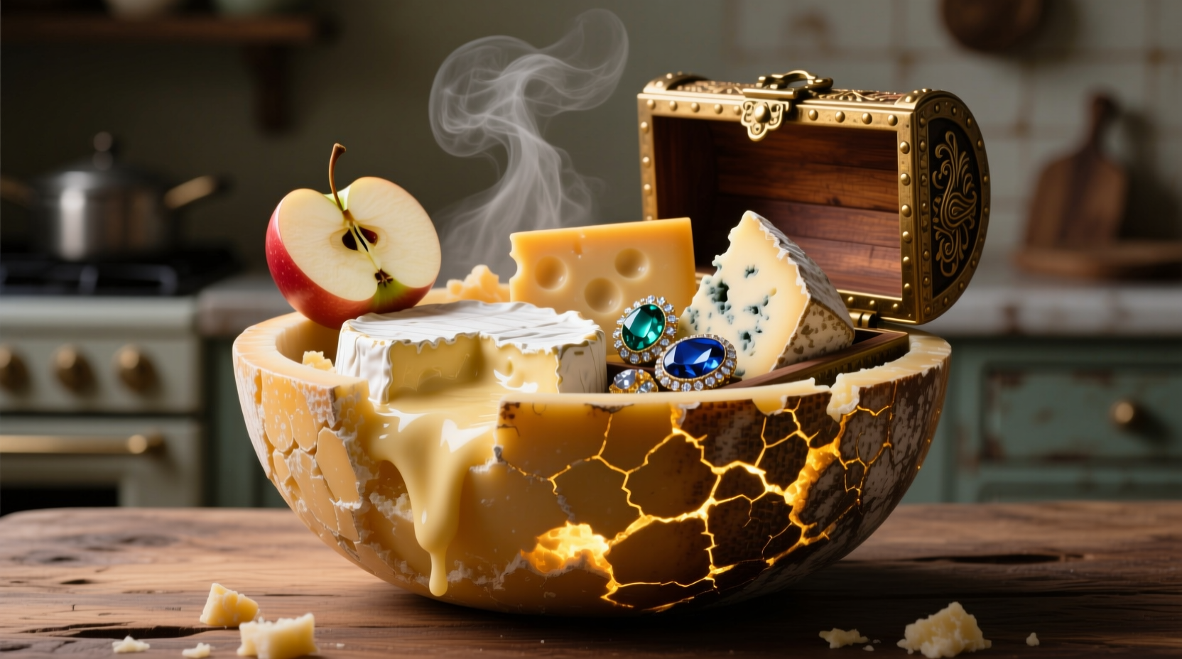why use a regular bowl when you could use a cheese bowl