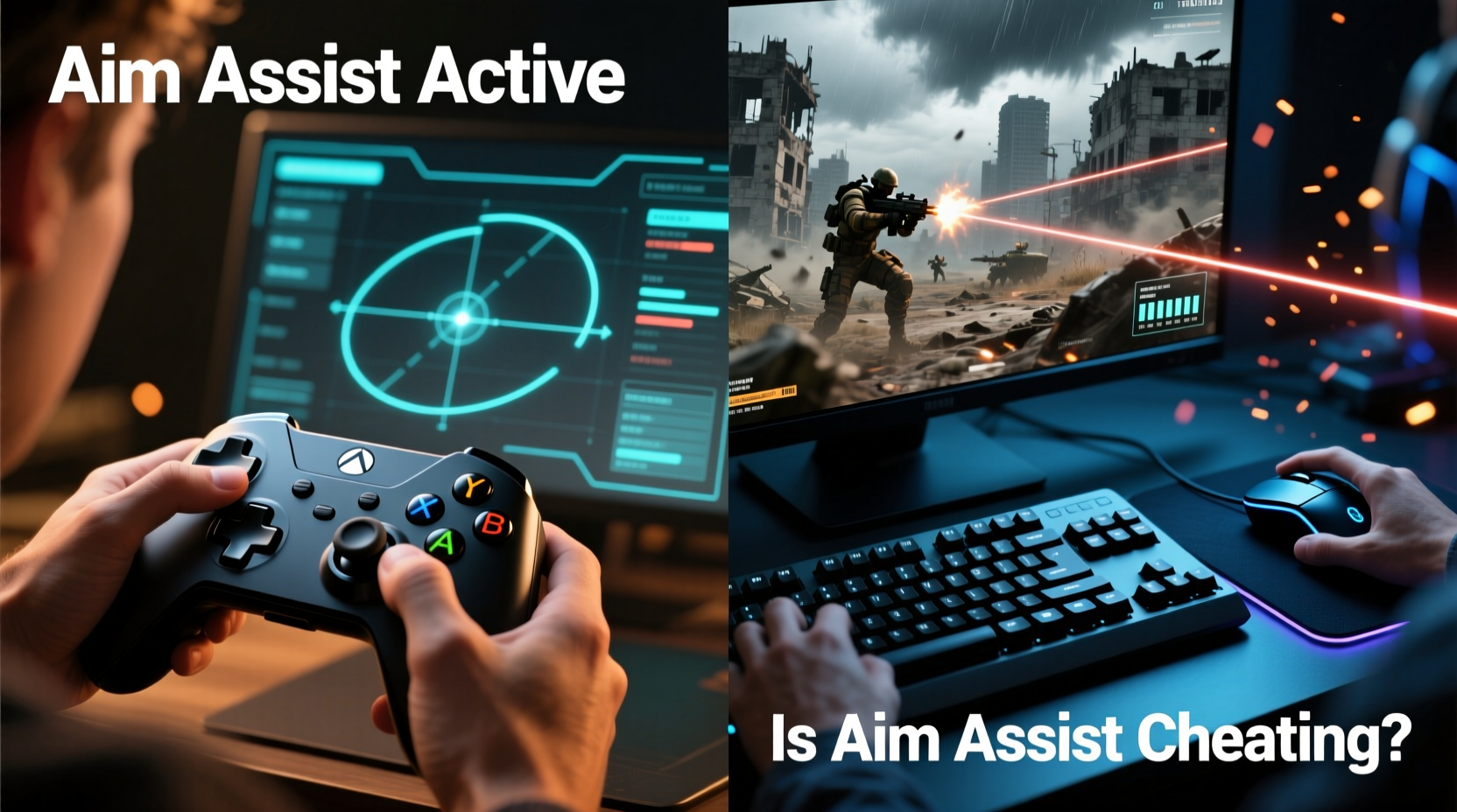 controller vs mouse and keyboard for fps games is aim assist really cheating