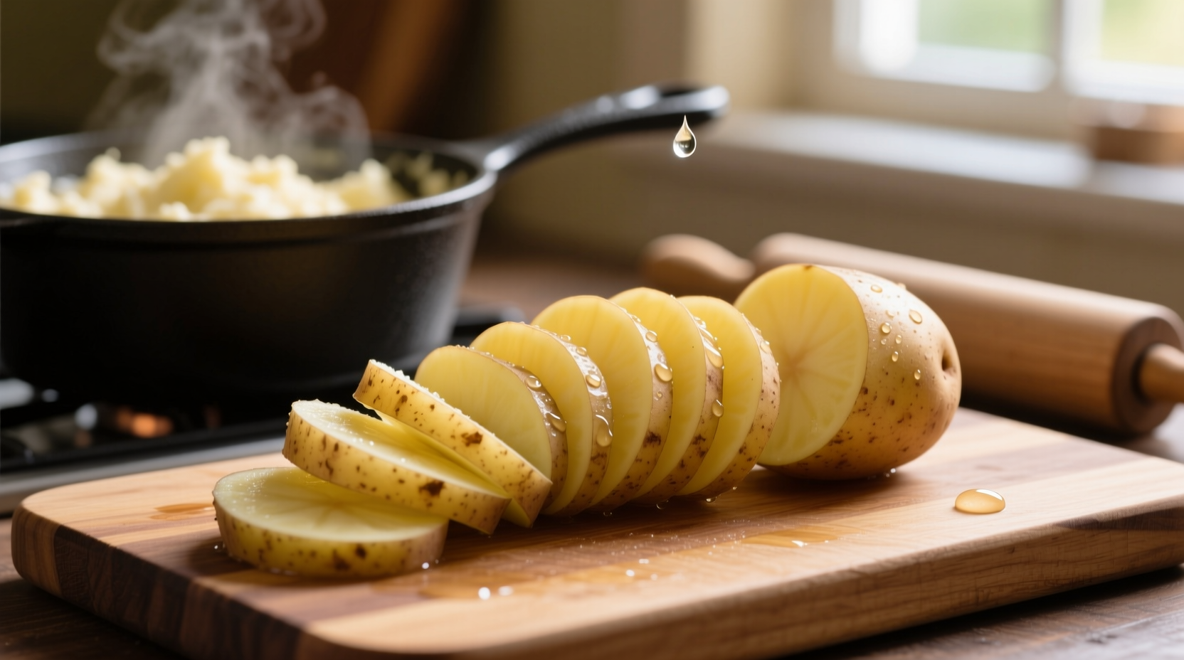 why you should slice the potatoes for your next mash