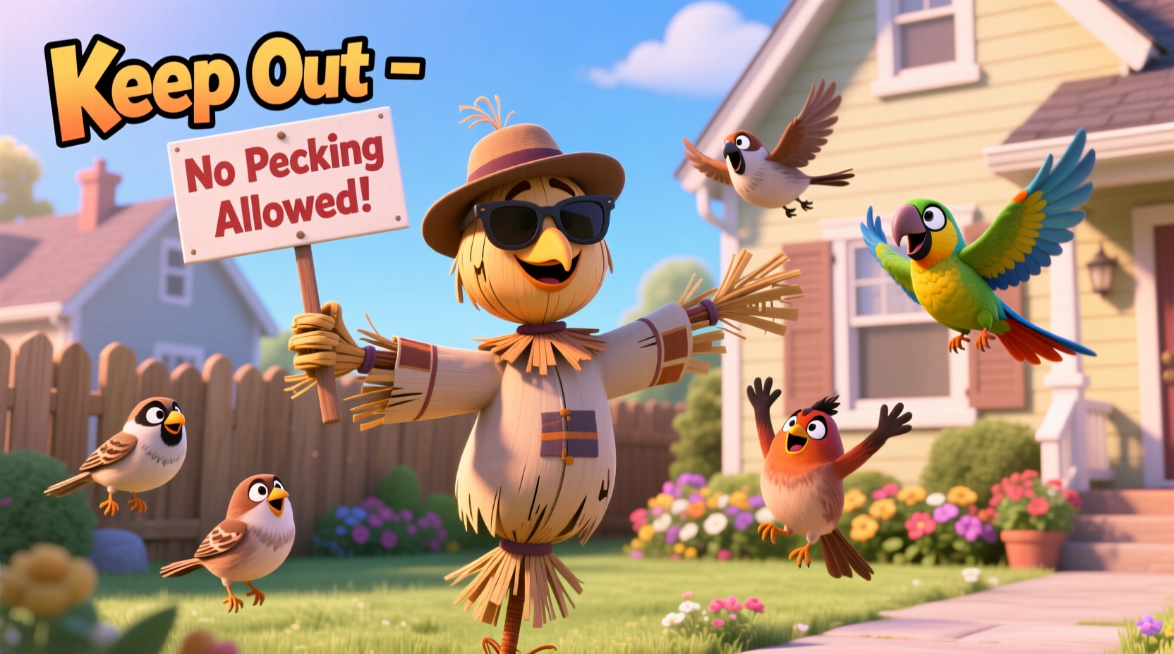 How to Keep Birds Away from Your House Humanely