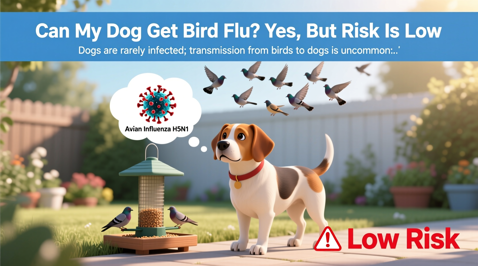 can my dog get bird flu