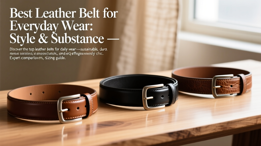 Best Leather Belt for Everyday Wear: Style & Substance