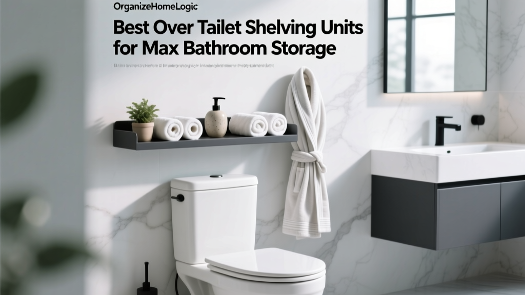 Best Over Toilet Shelving Units for Max Bathroom Storage
