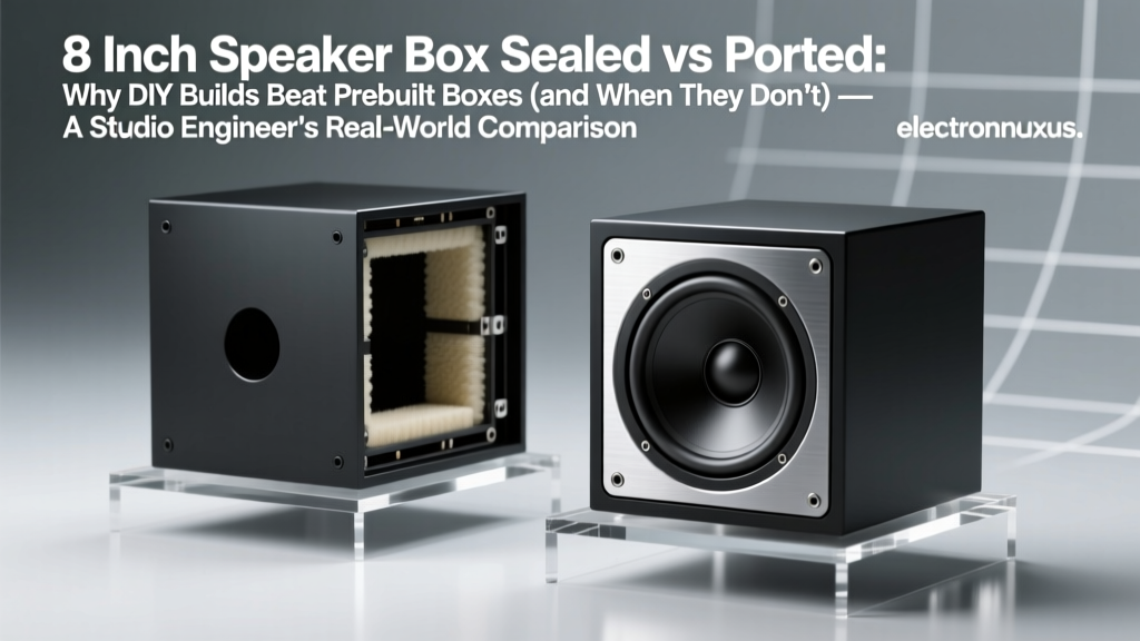 8 Inch Speaker Box Sealed vs Ported: Why DIY Builds Beat Prebuilt Boxes (and When They Don’t) — A Studio Engineer’s Real-World Comparison