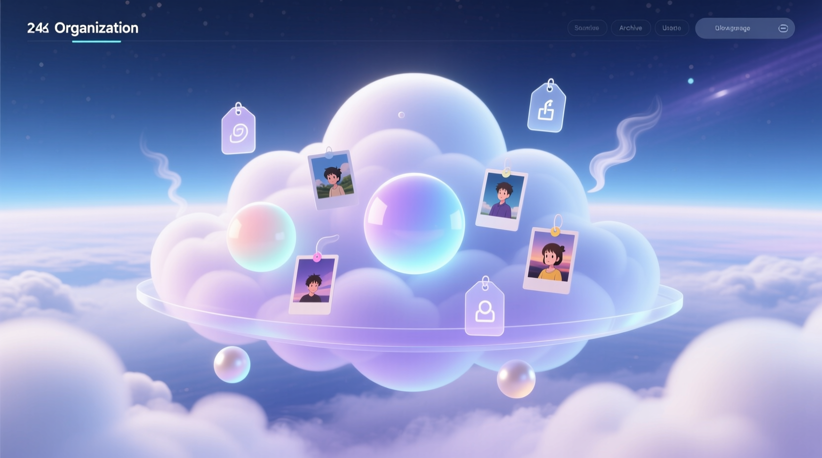 viewer2 organizes your photos with cloud like tagging a