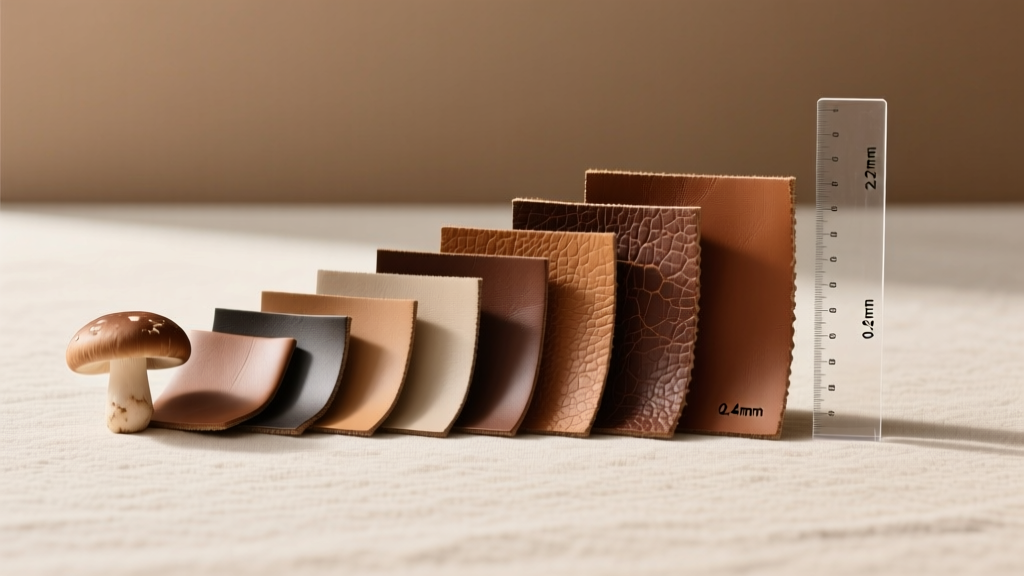 How Thick Can Mushroom Leather Be? Sustainable Material Guide