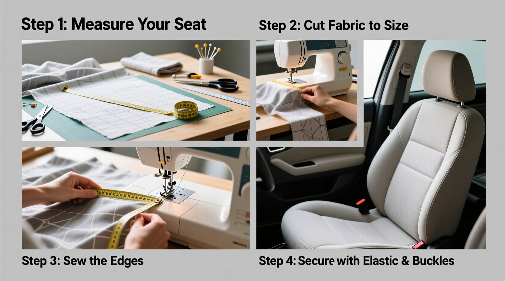 how do you make a car seat cover