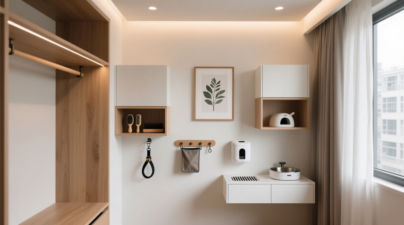 closet organization tips for pet care tools