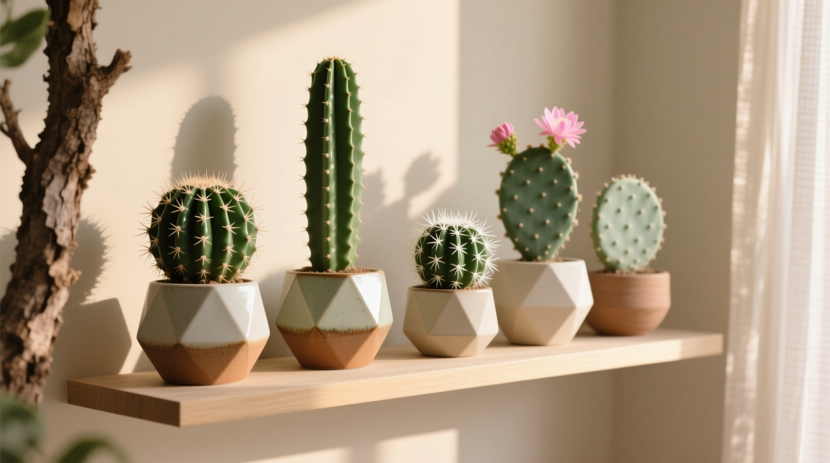 different types of cactus house plants