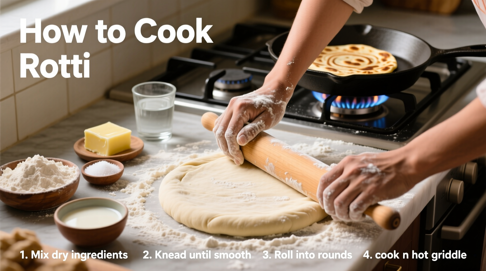 how to cook roti