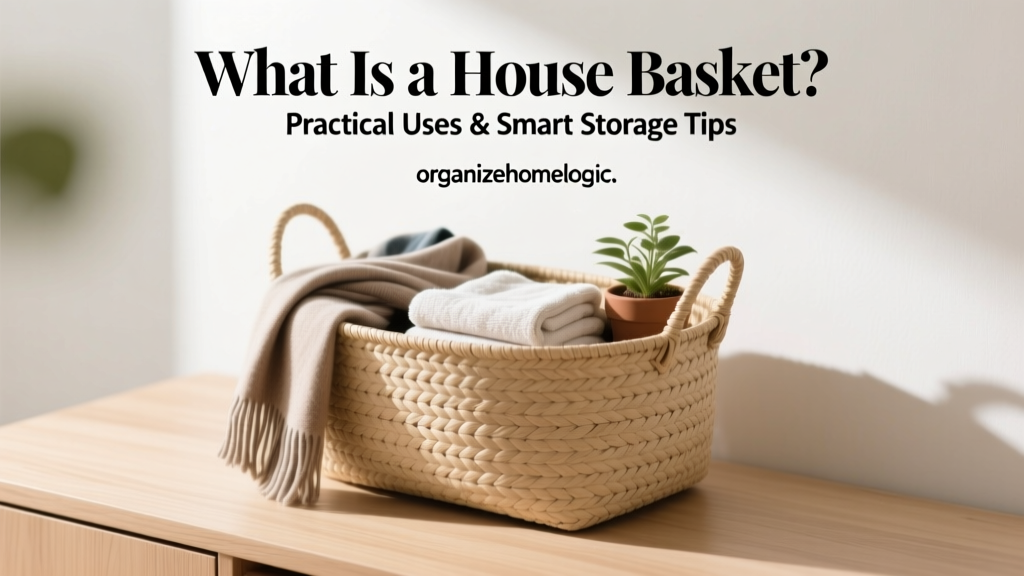 What Is a House Basket? Practical Uses & Smart Storage Tips