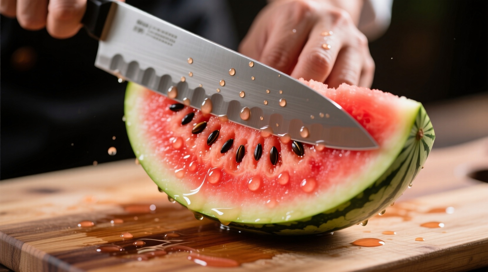 how to slice a watermelon