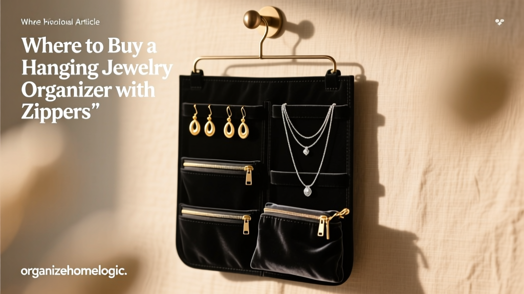 Where to Buy a Hanging Jewelry Organizer with Zippers
