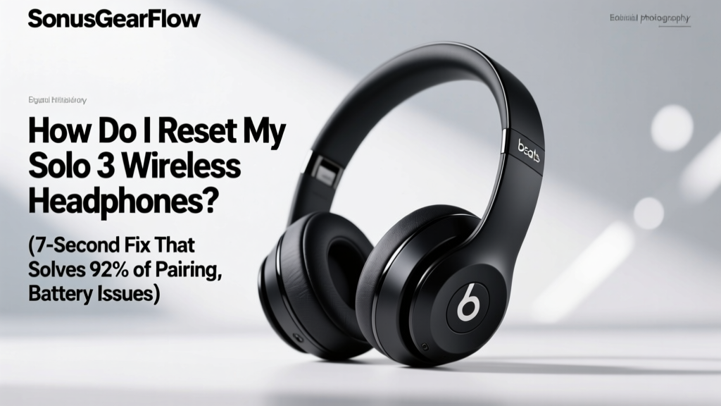 How Do I Reset My Beats Solo 3 Wireless Headphones (2026)