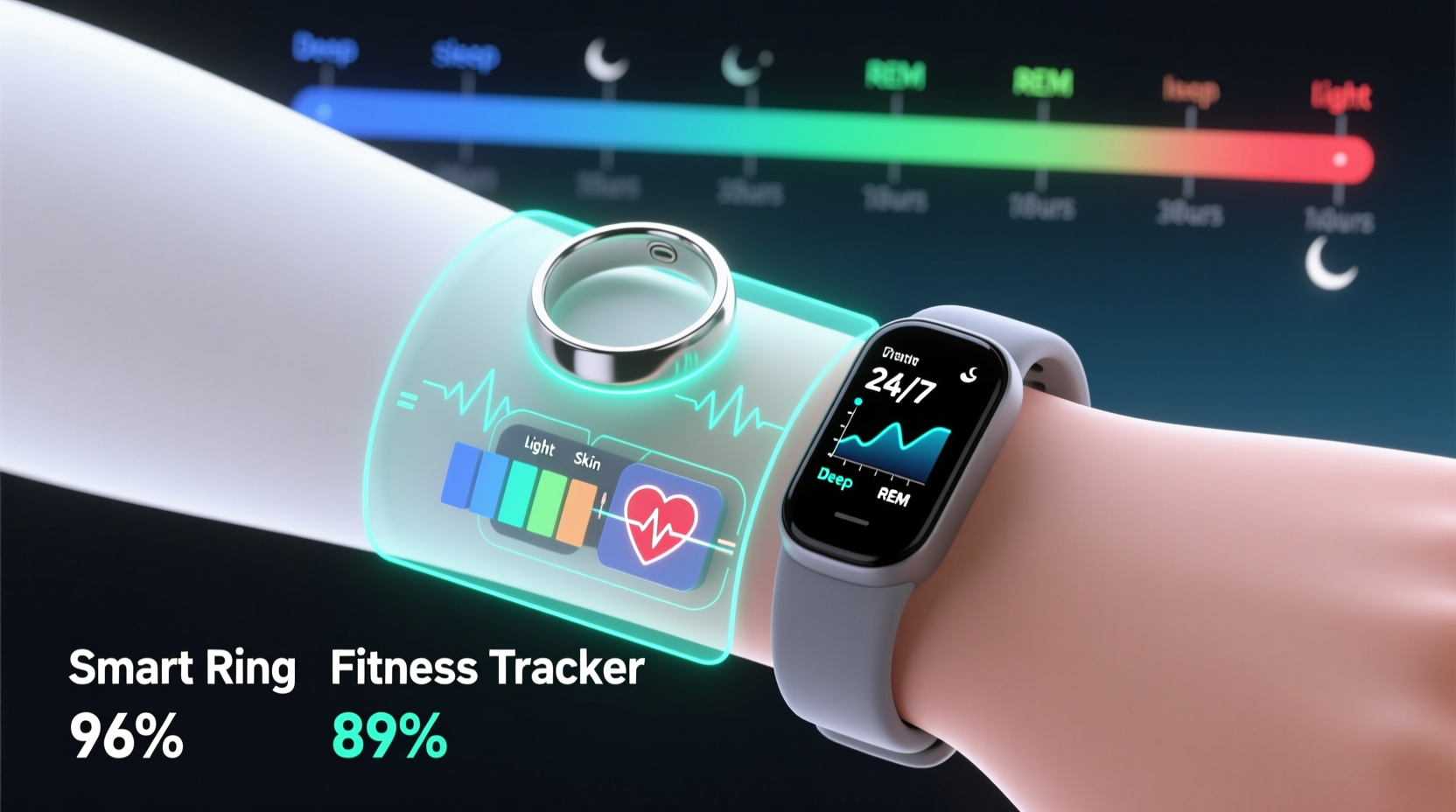 smart ring vs fitness tracker which gives more accurate sleep metrics
