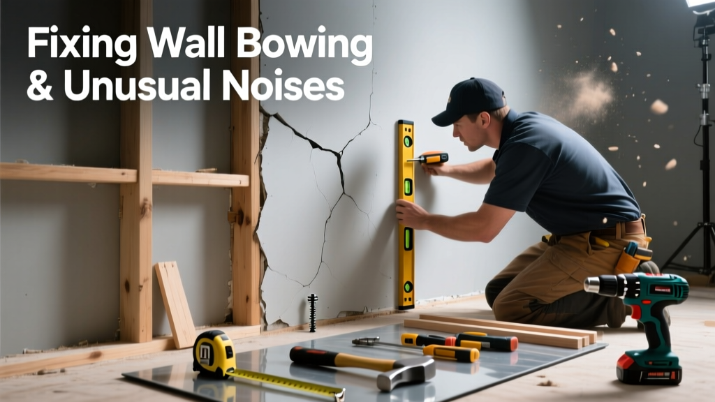 Fixing Wall Bowing and Unusual Noises in Your Home