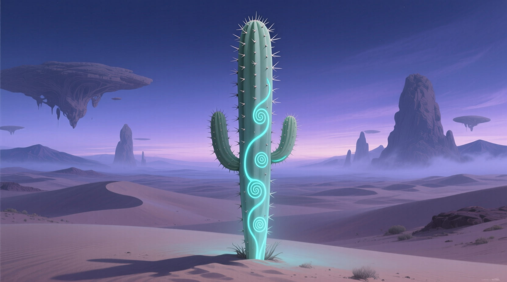 skinny cactus plant