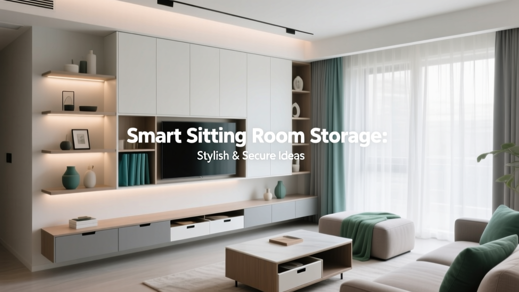Smart Sitting Room Storage: Stylish & Secure Ideas
