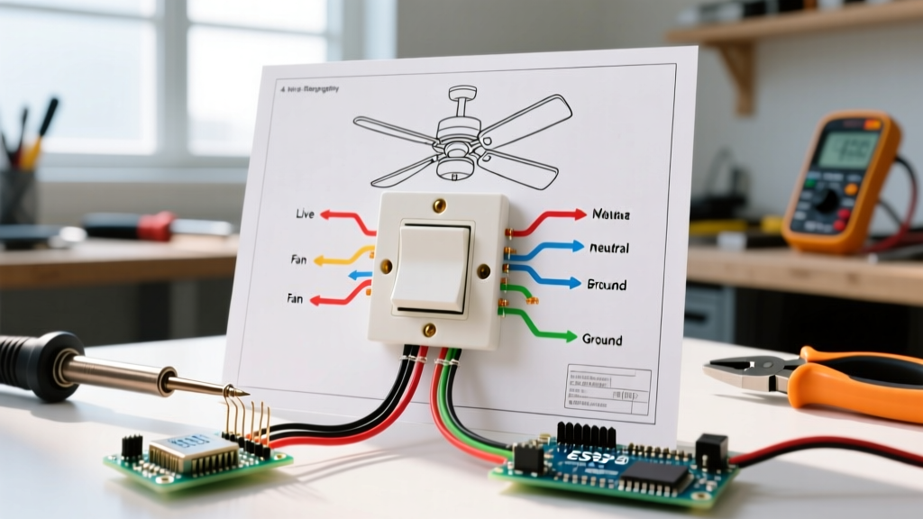 Master the Wiring Diagram for 4 Wire Ceiling Fan Switch Setups