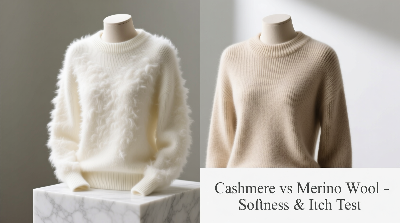 cashmere vs merino wool which sweater is softer and less itchy