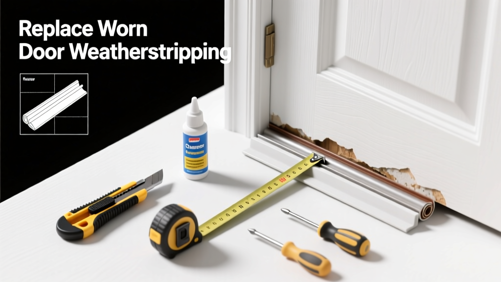 Replace Worn Door Weatherstripping: Quick Fix Guide