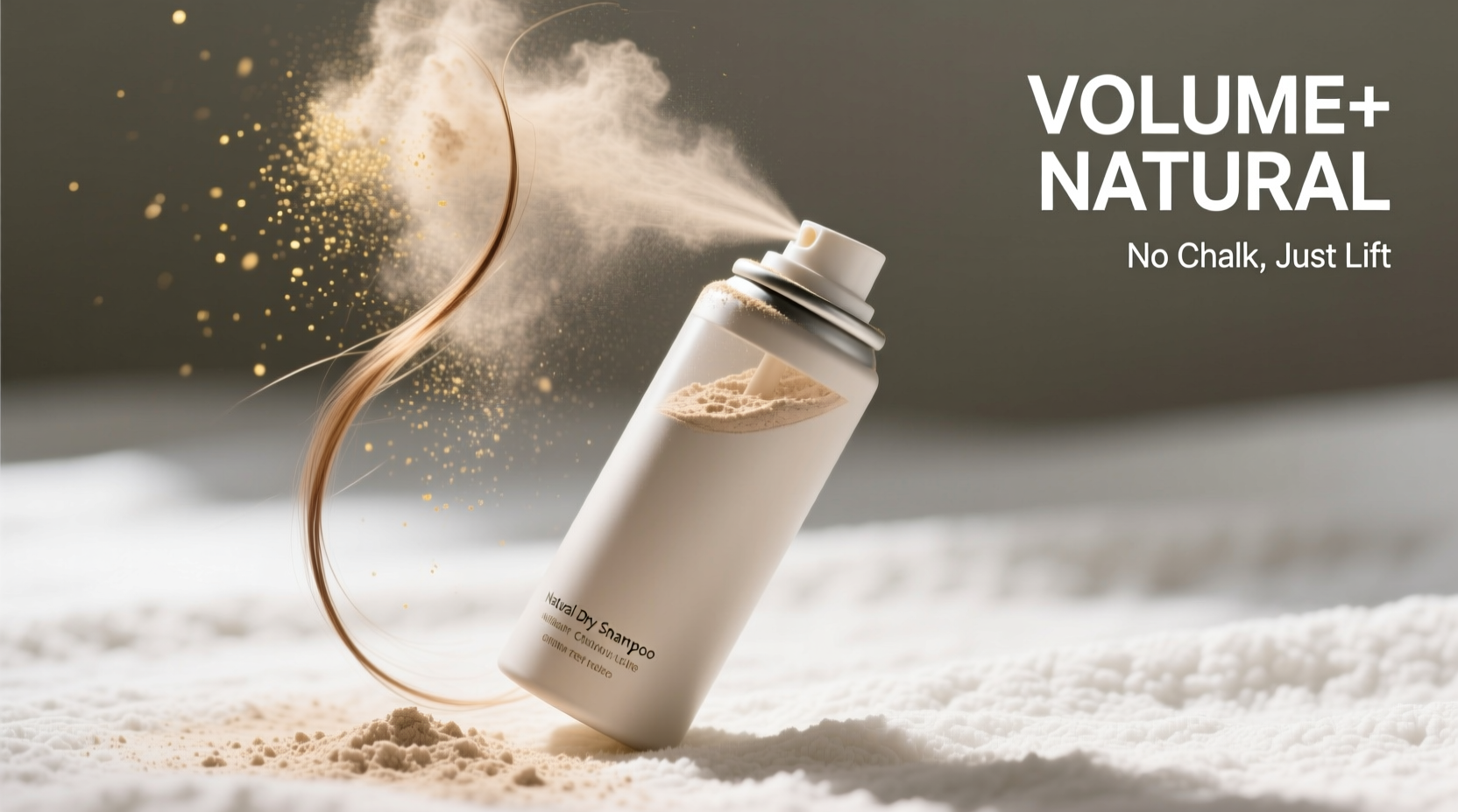 best natural dry shampoo that adds volume without chalky residue