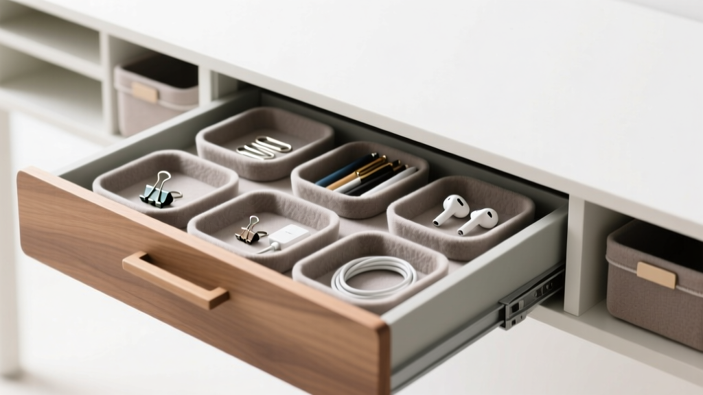 The 'No-Dust' Desk Drawer Setup: Microfiber-Lined Trays +...
