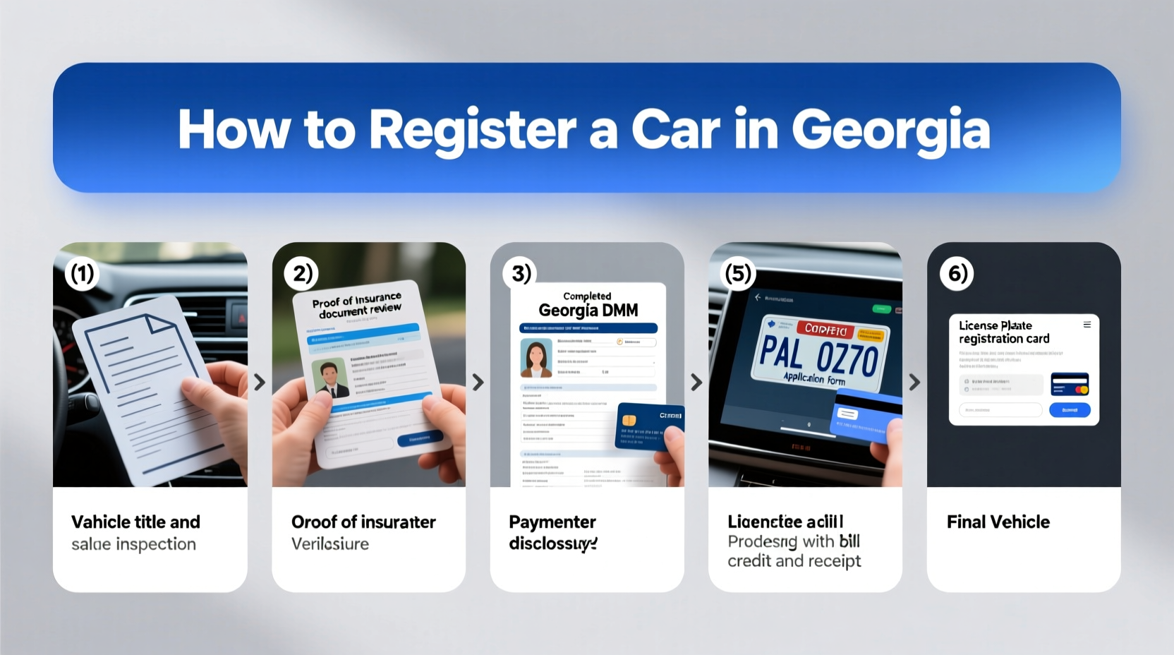 how to register a car in georgia