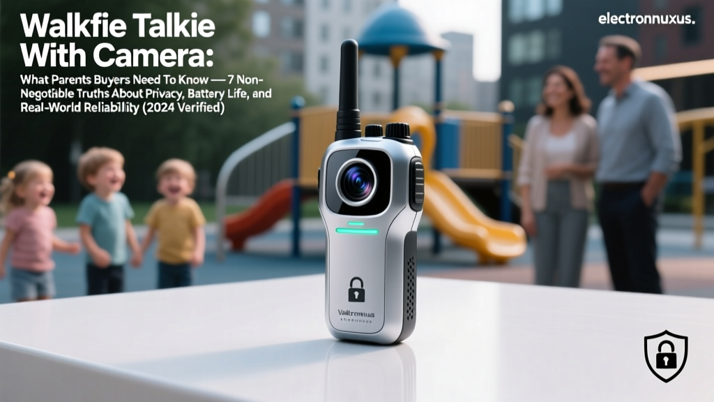 Walkie Talkie With Camera: What Parents Buyers Need To Know — 7 Non-Negotiable Truths About Privacy, Battery Life, and Real-World Reliability (2024 Verified)