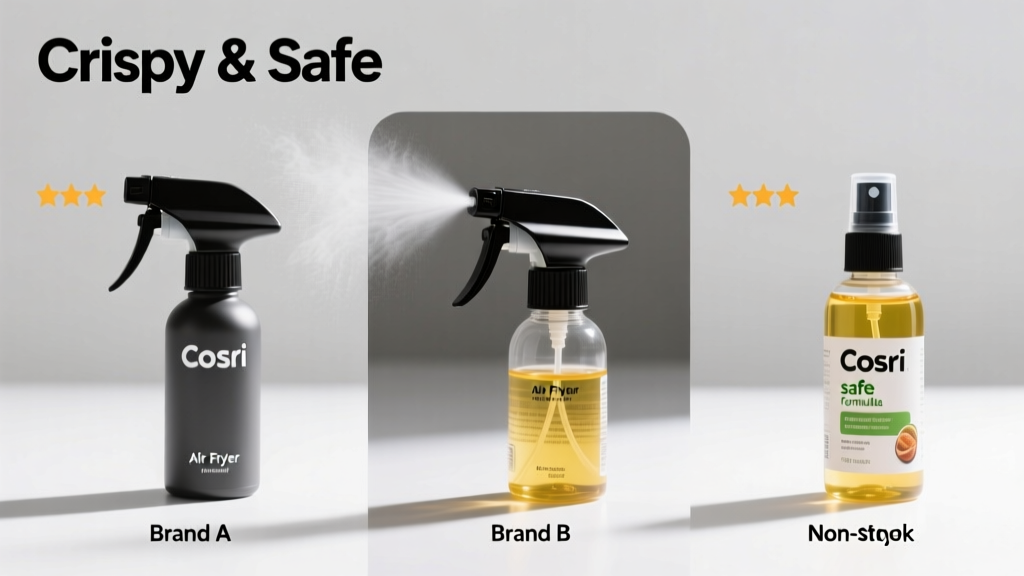 Best Oil Spray for Cosori Air Fryer (Safe & Crispy!)