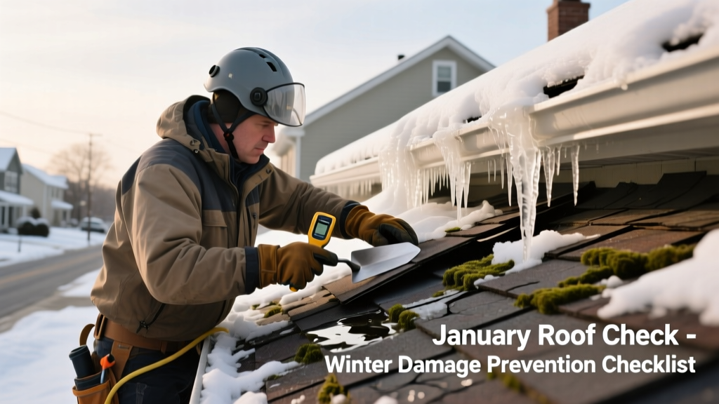 January Roof Check: Winter Damage Prevention Checklist
