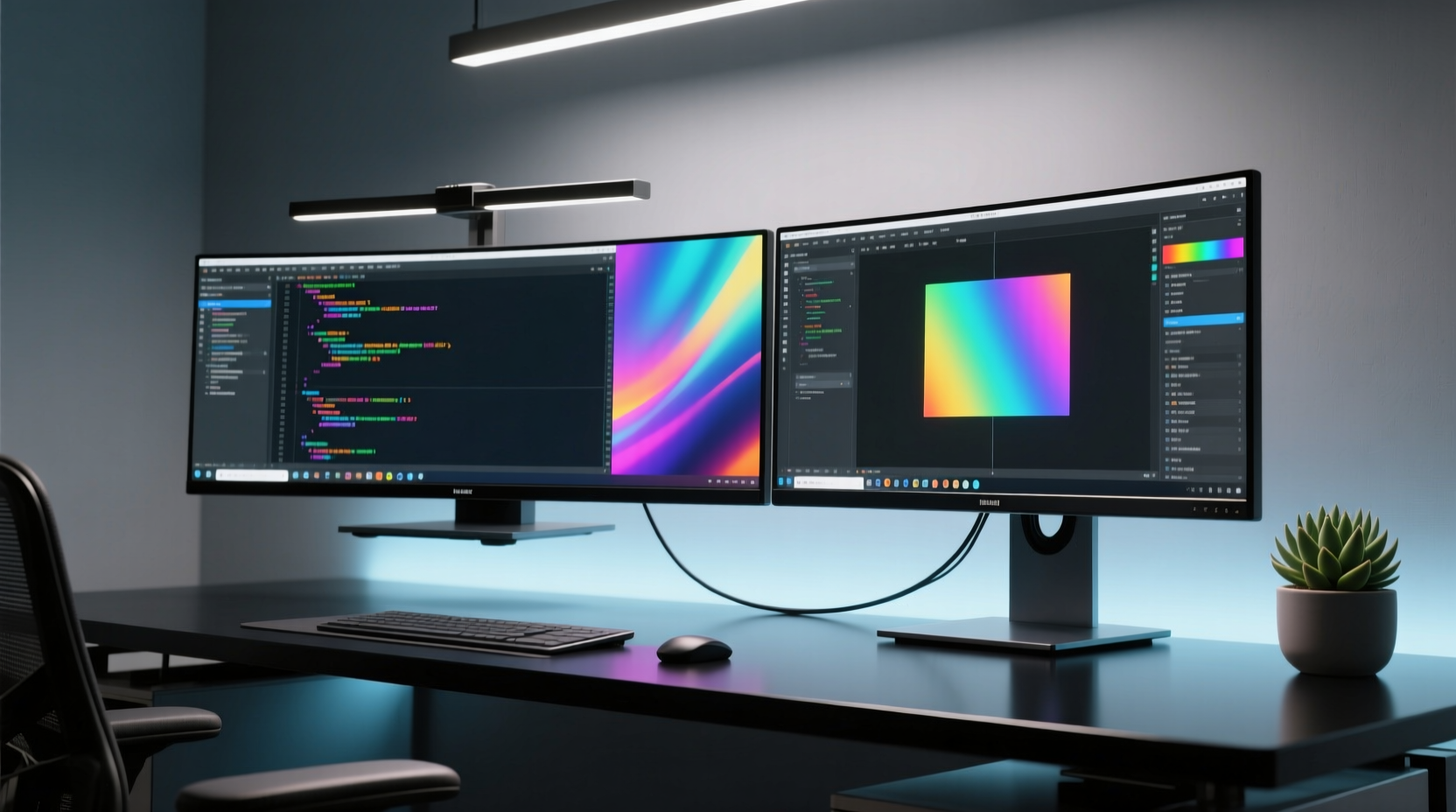 ultrawide vs dual monitors which are better for produc