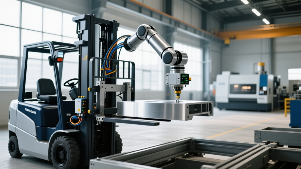 Smart Forklift Attachments: Material Handling Equipment Integration