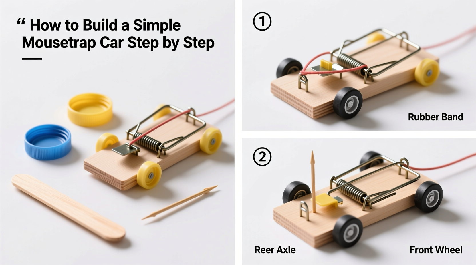 how to make a simple mousetrap car