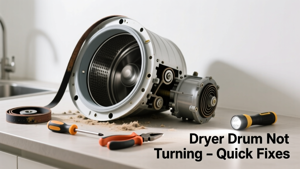 Dryer Drum Not Turning in Kitchen: Quick Fixes