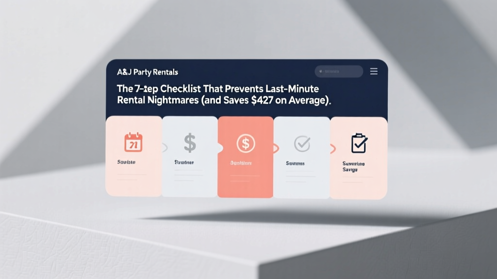 Party Rentals Checklist: Avoid Nightmares & Save $427 (2026)