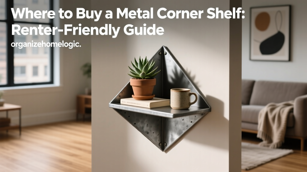 Where to Buy a Metal Corner Shelf: Renter-Friendly Guide