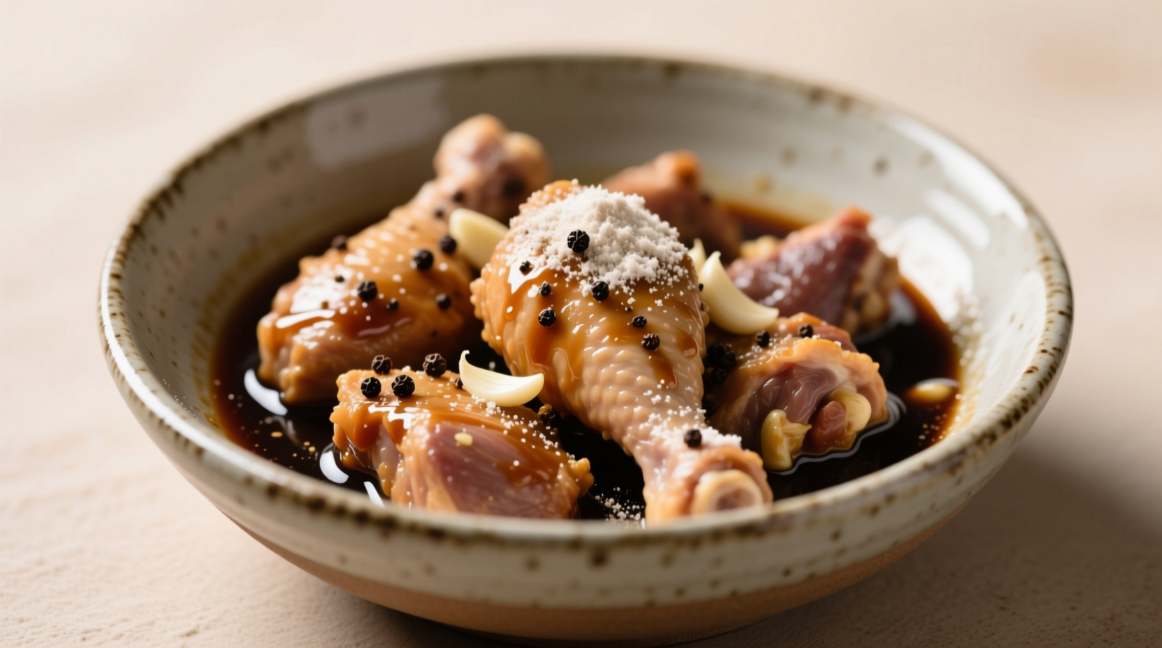 Salt-free adobo ingredients including garlic powder for quick weeknight dinner adjustments