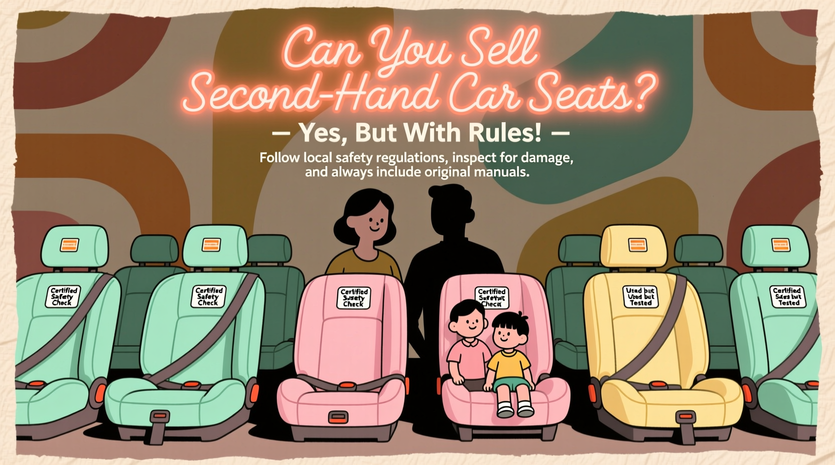 can you sell second hand car seats