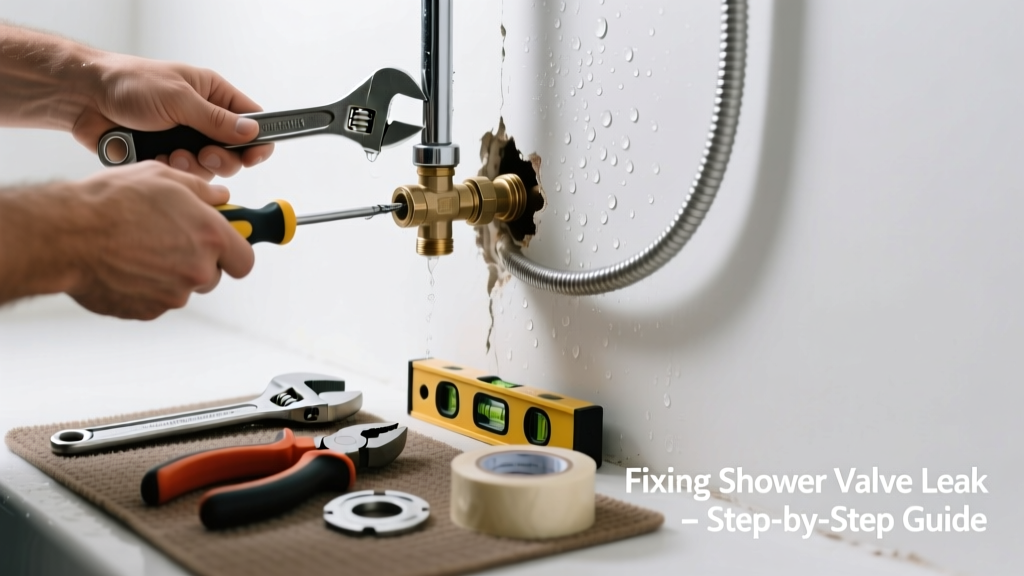 Fixing a Shower Valve Leak Behind Wall with Noise