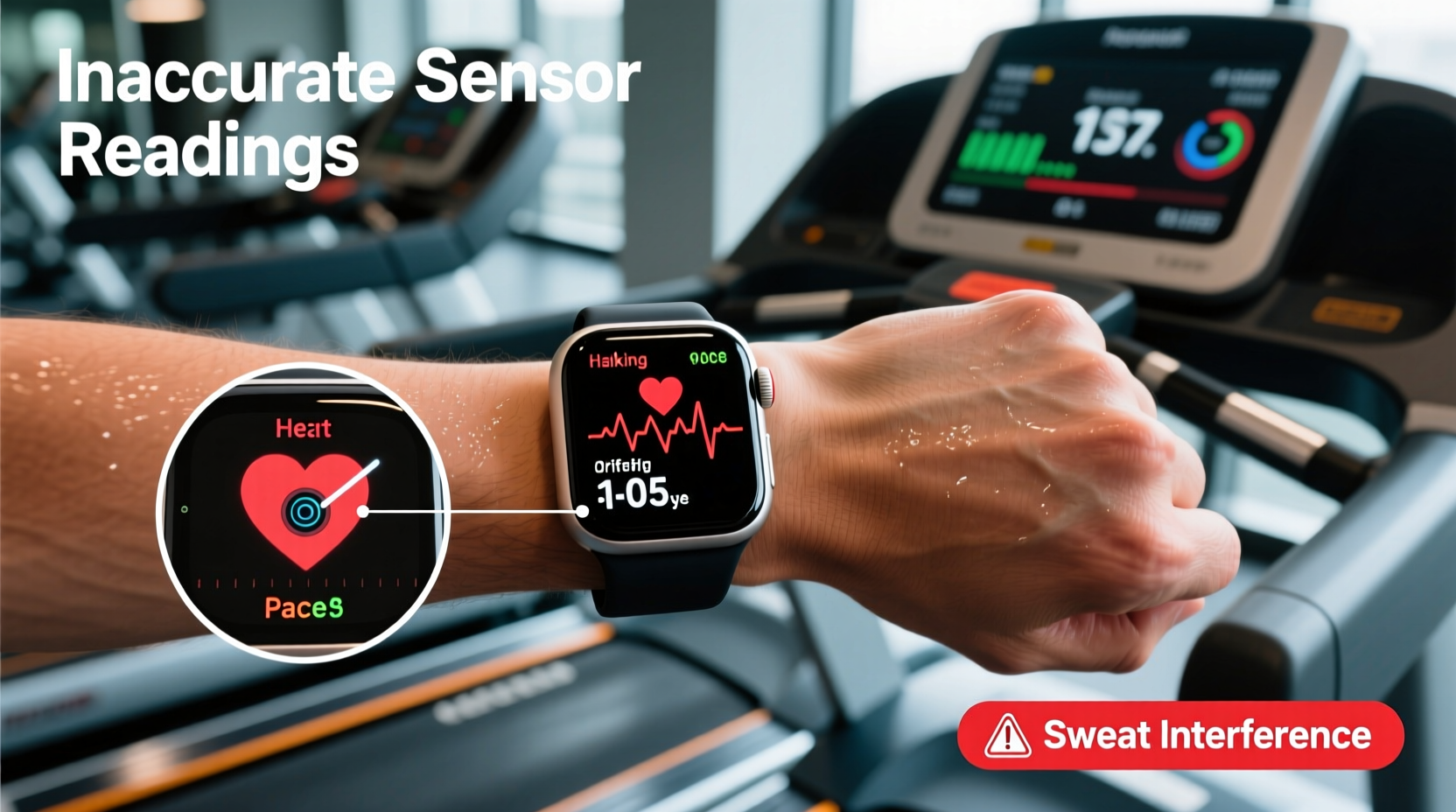 why is my smartwatch inaccurate during treadmill runs and how to fix it